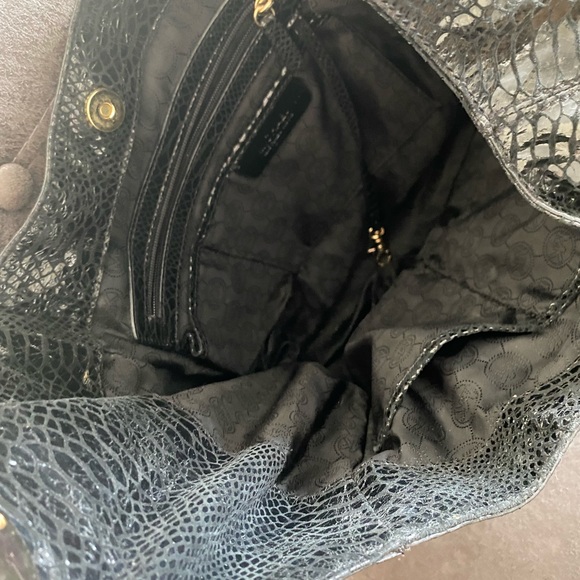 MICHAEL KORS Snakeskin embossed Fulton Hobo - Picture 3 of 4